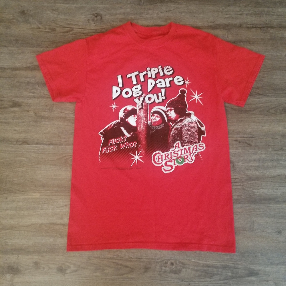 A Christmas Story "I triple dog dare you tee"